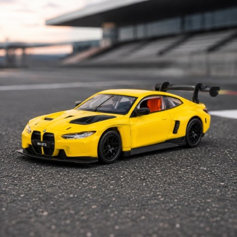 MSZ BMW M4 GT3 Yellow 1:32 model metalowy DIE-CAST