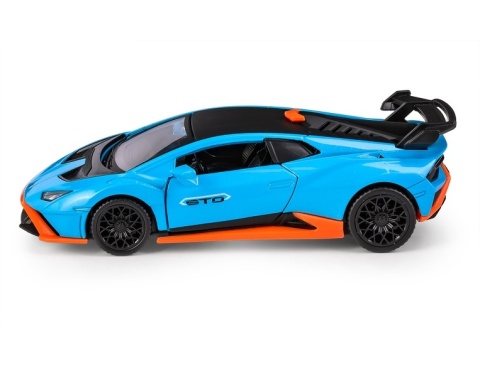 Model metalowy Lamborghini Huracan STO MSZ niebieski pull-back