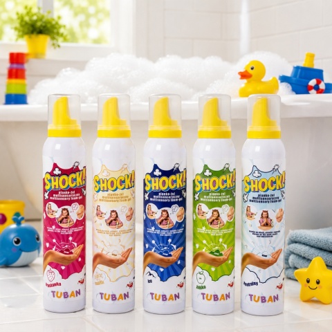 Pianko-żel multisensoryczny Tuban Shock! Wanilia 200 ml