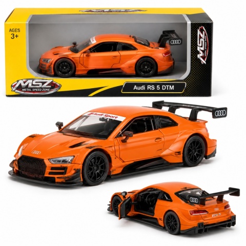Model metalowy Audi RS 5 DTM MSZ pomarańczowy pull-back