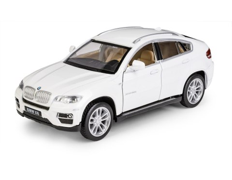 Model metalowy BMW X6 MSZ biały pull-back