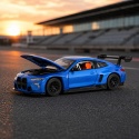 Model metalowy BMW M4 GT3 MSZ niebieski pull-back