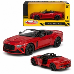Model metalowy Bentley Mulliner Bacalar MSZ czerwony