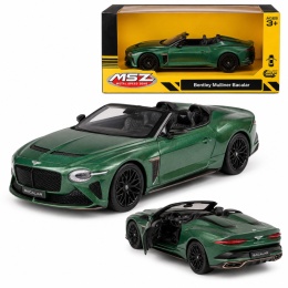 Model metalowy Bentley Mulliner Bacalar MSZ zielony pull-back