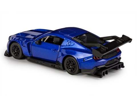 Model metalowy Ford Mustang GT3 MSZ niebieski pull-back
