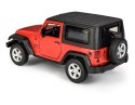 Model metalowy Jeep Wrangler MSZ czerwony pull-back