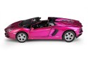 Model metalowy Lamborghini Aventador Roadster MSZ fioletowy pull-back