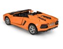 Model metalowy Lamborghini Aventador Roadster MSZ pomarańczowy pull-back