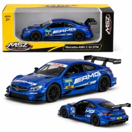 Model metalowy Mercedes-AMG C 63 DTM MSZ niebieski pull-back