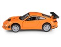 Model metalowy Porsche 911 GT3 RSR MSZ pomarańczowy pull-back