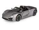 Model metalowy Porsche 918 Spyder MSZ szary pull-back