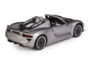 Model metalowy Porsche 918 Spyder MSZ szary pull-back