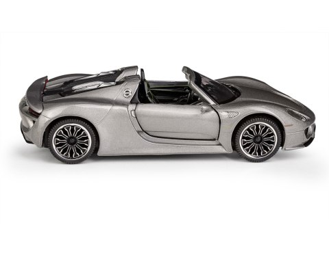 Model metalowy Porsche 918 Spyder MSZ szary pull-back