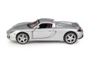 Model metalowy Porsche Carrera GT MSZ srebrny pull-back