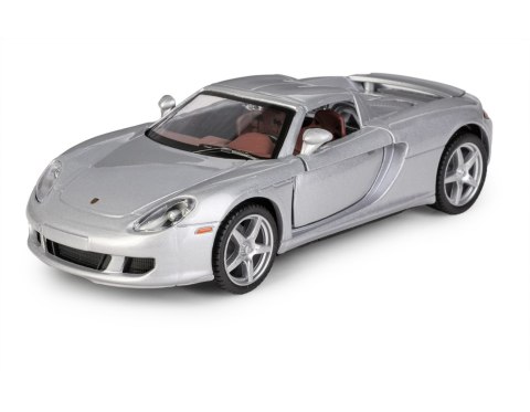 Model metalowy Porsche Carrera GT MSZ srebrny pull-back