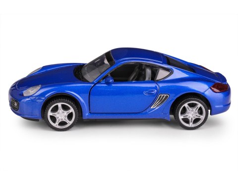 Model metalowy Porsche Cayman S MSZ niebieski pull-back
