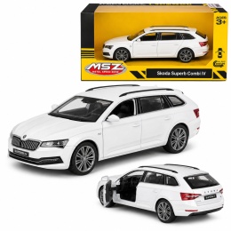 Model metalowy Skoda Superb Combi iV MSZ biały