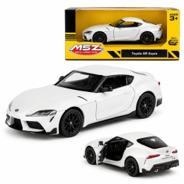 Model metalowy Toyota GR Supra MSZ biały pull-back