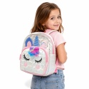 Plecak puffy Unicorn biały