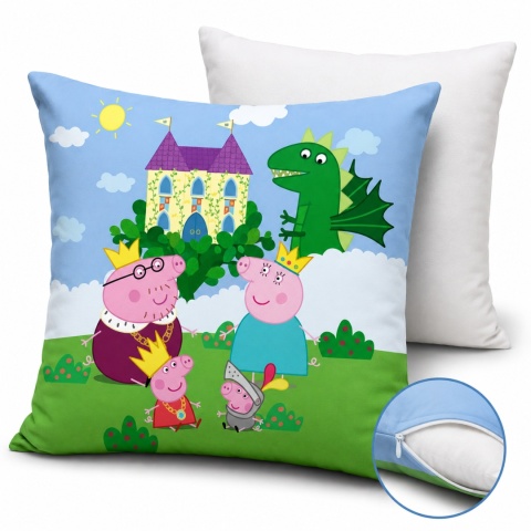 Poduszka poliester Peppa Pig 40x40 cm 0260