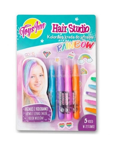 Stnux Kreda do włosów rainbow 5 szt.