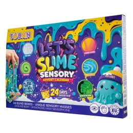 ZESTAW - KALENDARZ ADWENTOWY LET'S SLIME