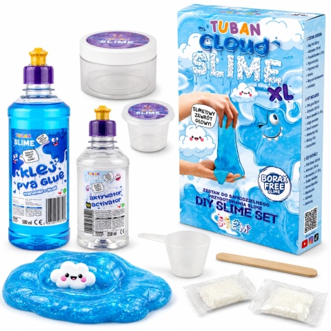 Zestaw DIY Tuban Slime Chmurka XL