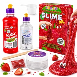 Zestaw DIY Tuban Slime Truskawka XL