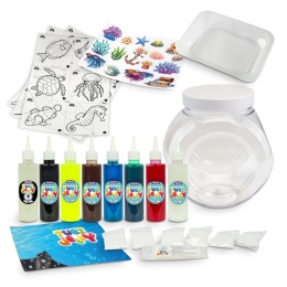 ZESTAW TUBI JELLY 8 KOLORÓW + DUŻE AKWARIUM – OCEAN