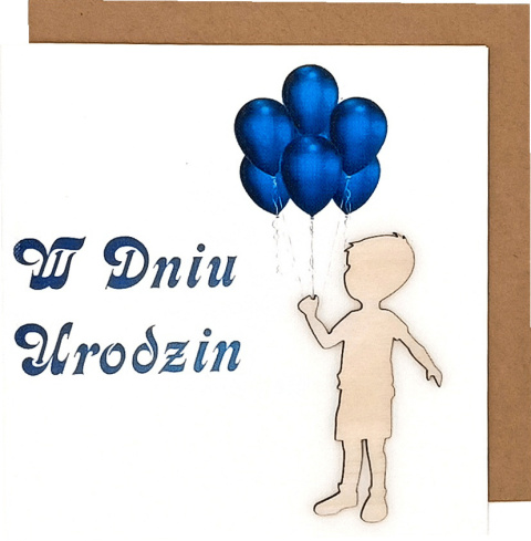 Kartka okolicznościowa Urodzinowa 5904365269582 Kartka okolicznościowa Urodzinowa 5904365269582