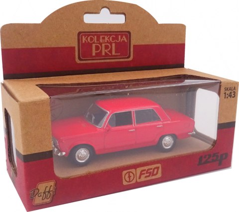 PRL FIAT 125p czerwony