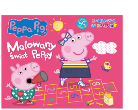 Świnka Peppa Zabawa w kolory 6 Malowany świat Peppy