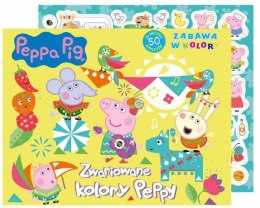 Świnka Peppa Zabawa w kolory, Zwariowane kolory Peppy