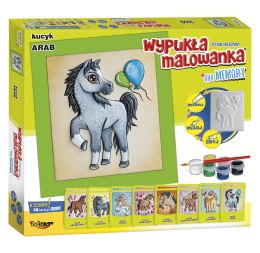 Wypukła Malowanka + Gra Memory Kucyk ARAB