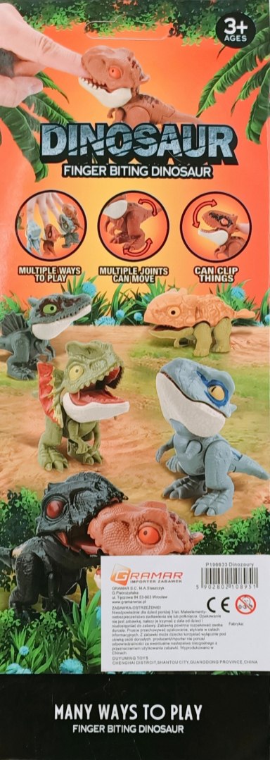 DINOZAURY 3 SZT PUDEŁKO DINOZAURY 3 SZT PUDEŁKO