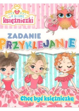 Księżniczki- Zadanie przyklejanie