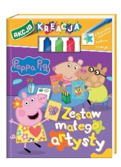 Świnka Peppa. Akcja Kreacja. Zestaw małego artysty