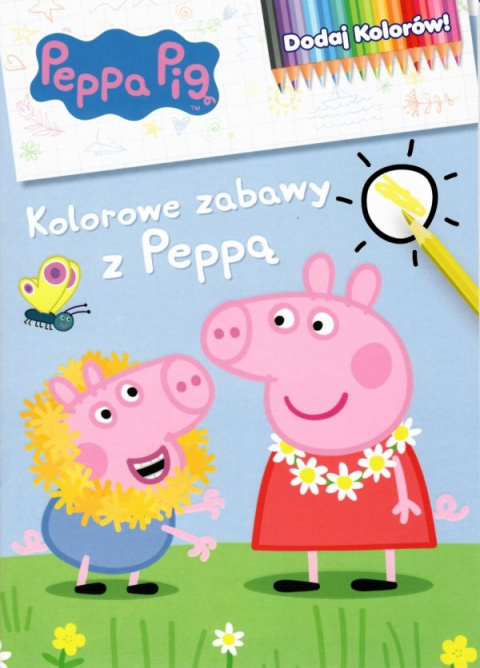 Świnka Peppa Dodaj Kolorów! 5 Kolorowe zabawy z Peppą