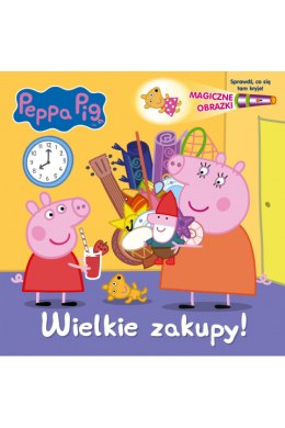 Świnka Peppa. Magiczne obrazki. Wielkie zakupy!