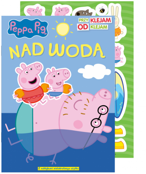 Świnka Peppa Przyklejam odklejam 3 Nad wodą