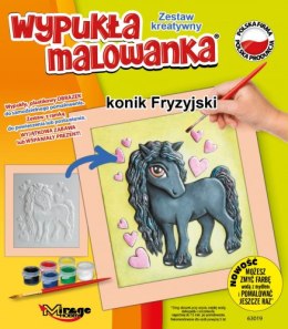 Wypukła Malowanka KONIK – FRYZYJSKI