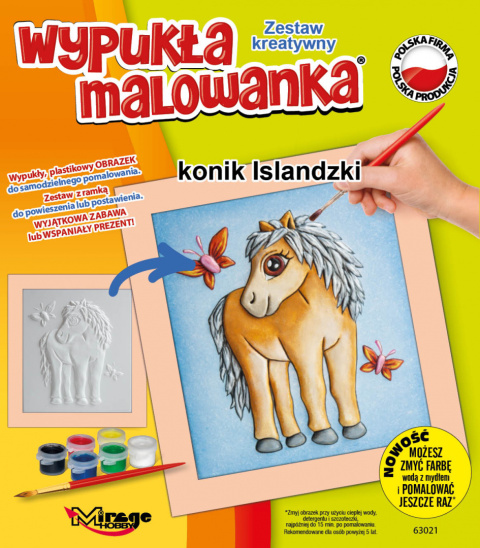 Wypukła Malowanka KONIK – ISLANDZKI