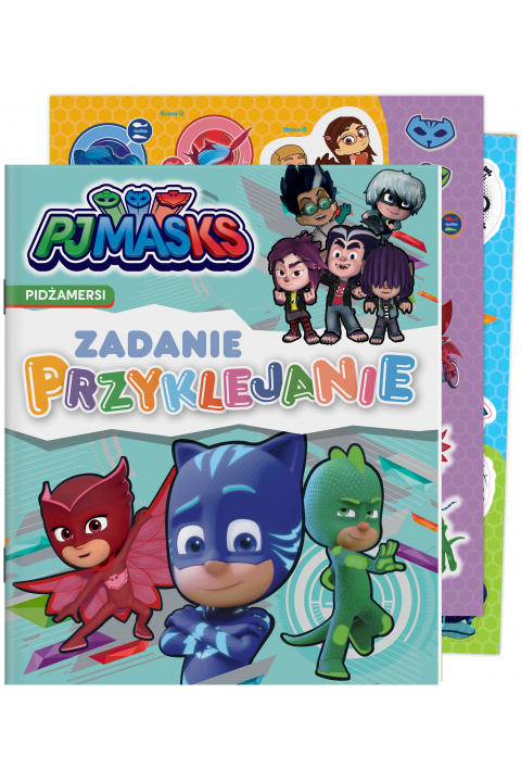 Zadanie Przyklejanie. PJ Masks. Pidżamersi