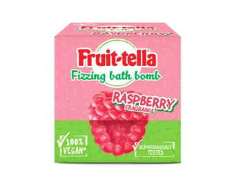 Fruit-tella musująca kula do kąpieli 140g malina