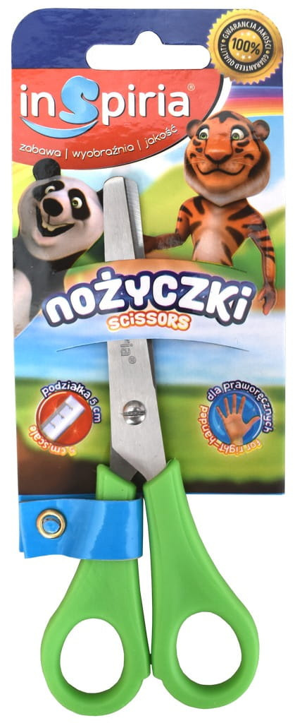 INSPIRIA Nożyczki szkolne z podziałką 7772 INSPIRIA Nożyczki szkolne z podziałką 7772