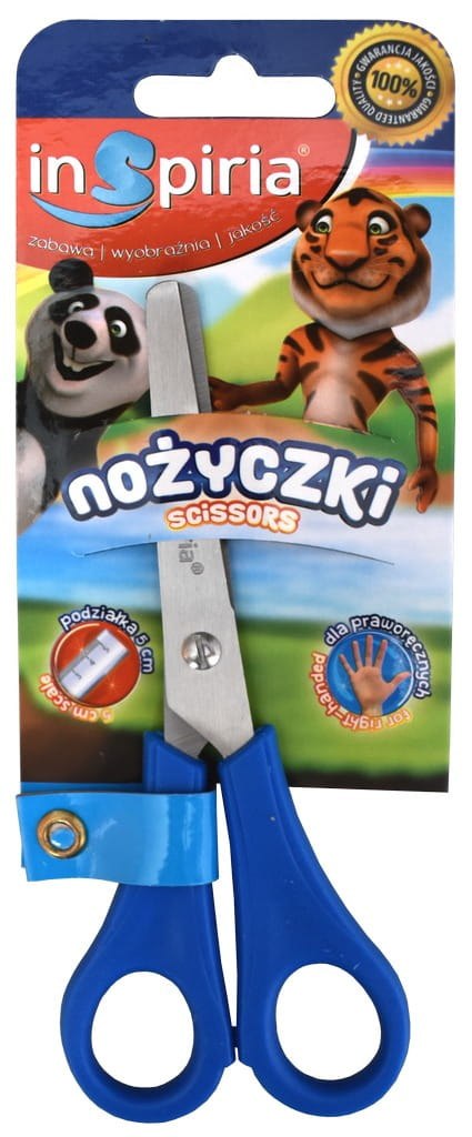 INSPIRIA Nożyczki szkolne z podziałką 7772 INSPIRIA Nożyczki szkolne z podziałką 7772