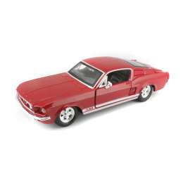 MAISTO 31260 FORD MUSTANG GT 1967 CZERWONY 1/24