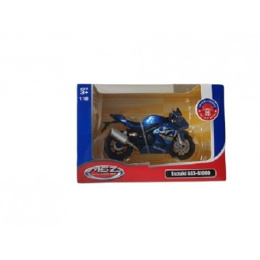 MSZ 1:18 SUZUKI GSX-R1000 NIEBIESKI 3181