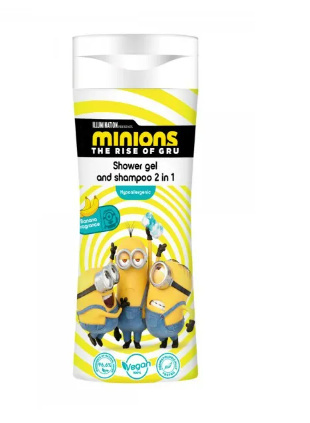 Minionki żel pod prysznic 2 w 1 banan 300 ml