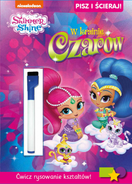 Shimmer i Shine- Pisz i ścieraj W krainie czarów